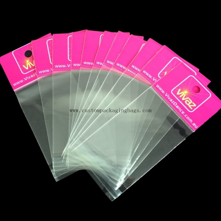 Customized Small Transparent Opp Clear Plastic Treat Bags