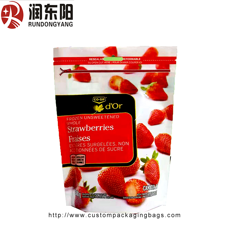 Custom Packaging Bags For Strawberry