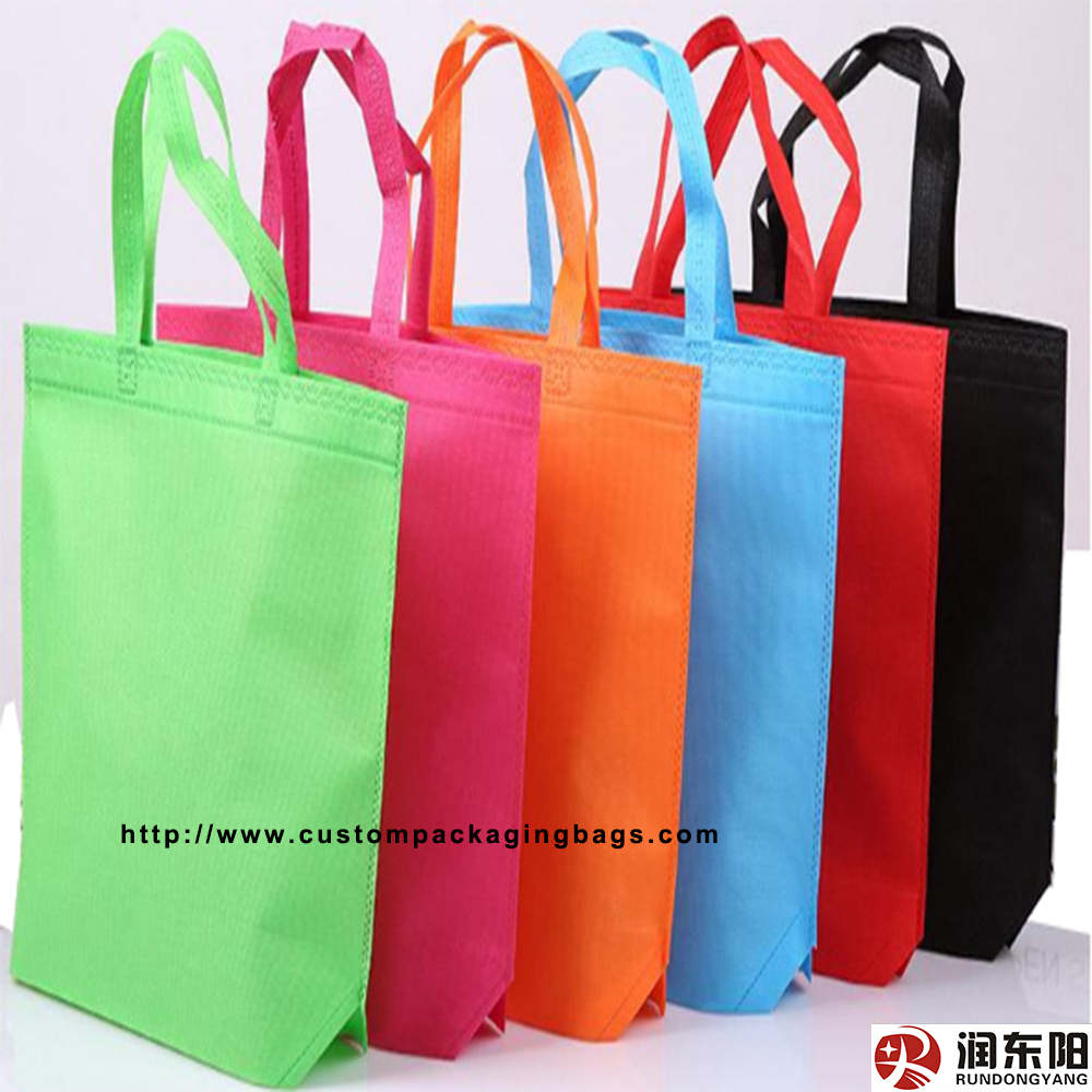 colorful non woven reusable bags for clothing bag