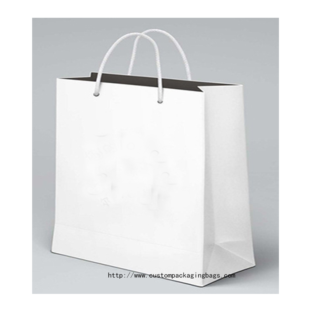 custom logo wholesale nice wrapping paper bag for clothing packaging