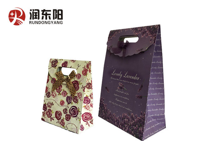 Custom Printing Wedding Paper Gifts Bags Biodegradable With Patch Handle