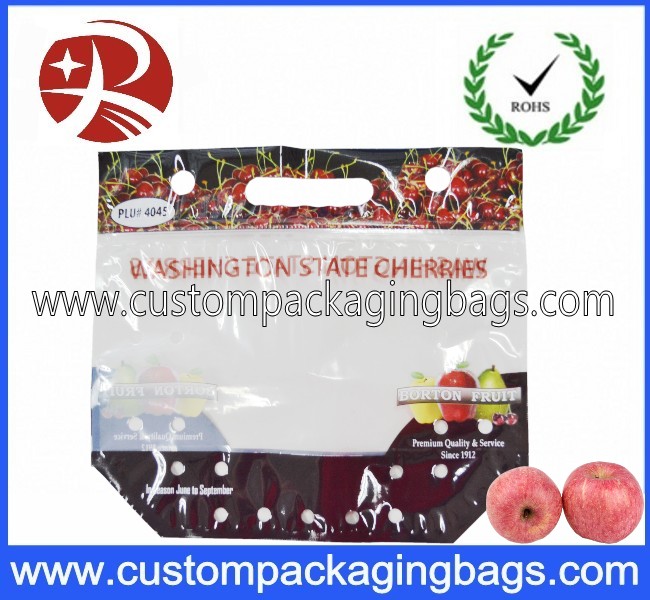 Bottom Gusset Fruit Packaging Bags With Holes