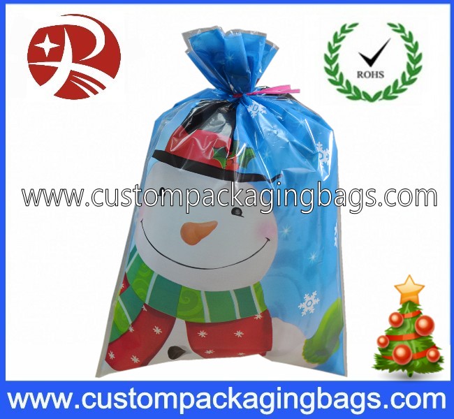 HDPE Die Cut Handle Plastic Treat Bags With Custom Logo For Kids