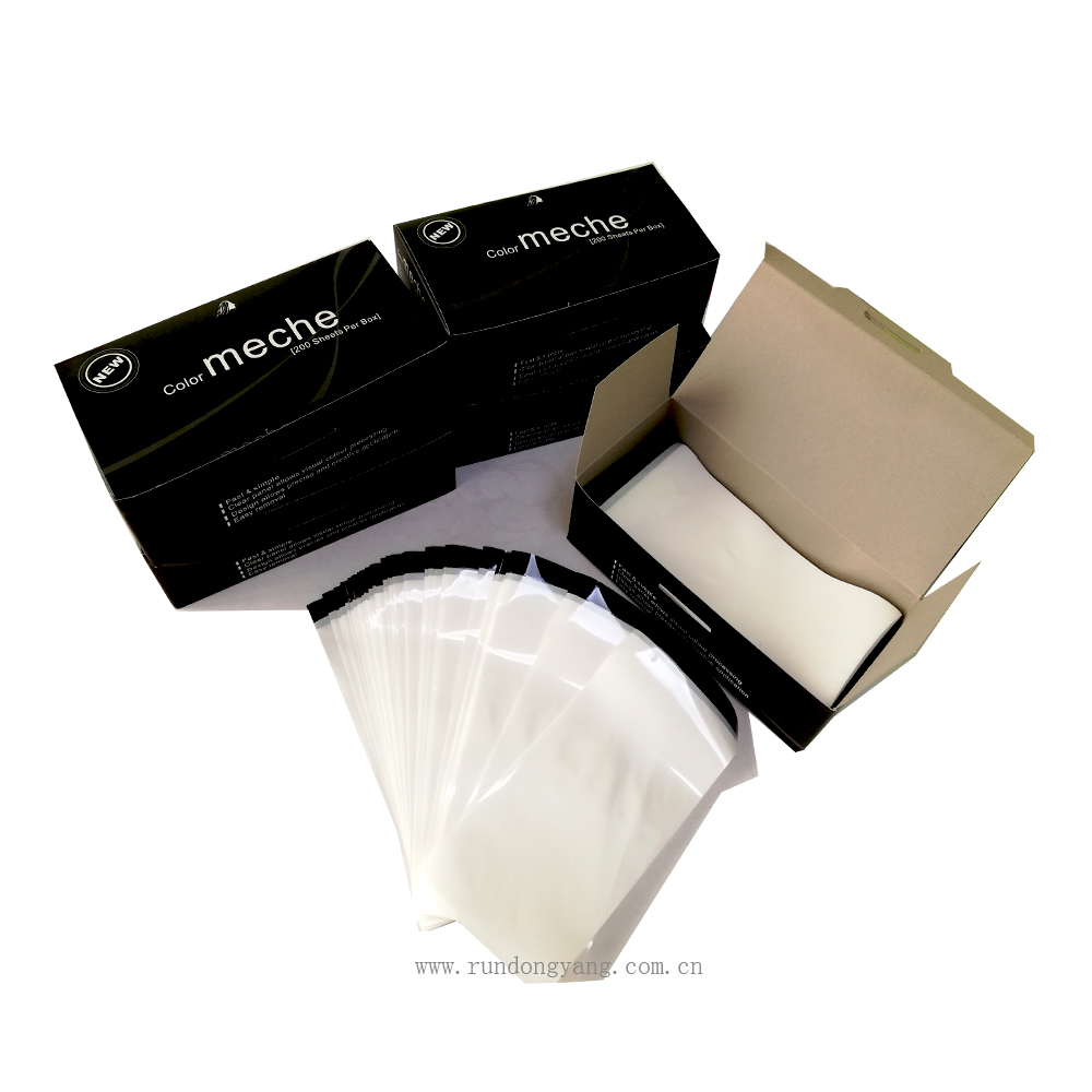 custom logo hair meche for hair color