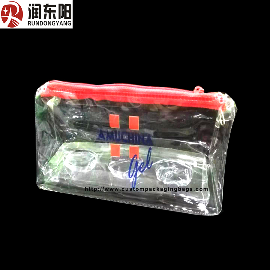 custom logo pvc bag for pencil