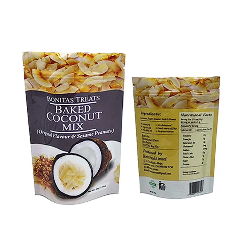 New Design Food Grade Stand Up Zipper Pouch Ziplock Plastic Bag Side Gusset Coffee Bags With Zipper For Food Packaging