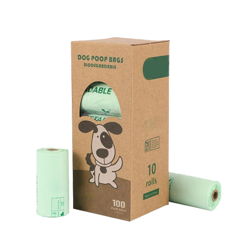 good quality Eco Friendly 100% Biodegradable doggy poo Compost Pet Poop Plastic Pack Dog Waste Bag wholesale