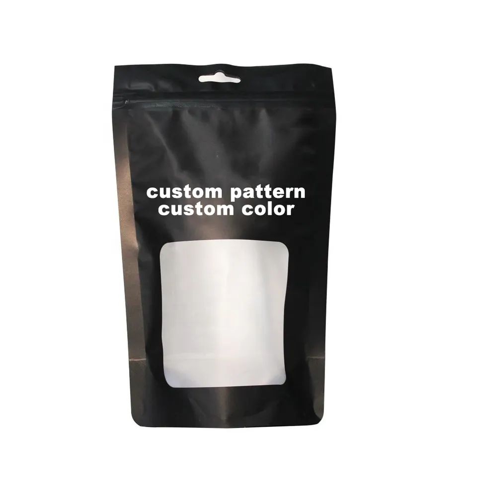 High Quality Custom Size Pet Food Plastic Packaging Three Side Seal Pouch with Zipper
