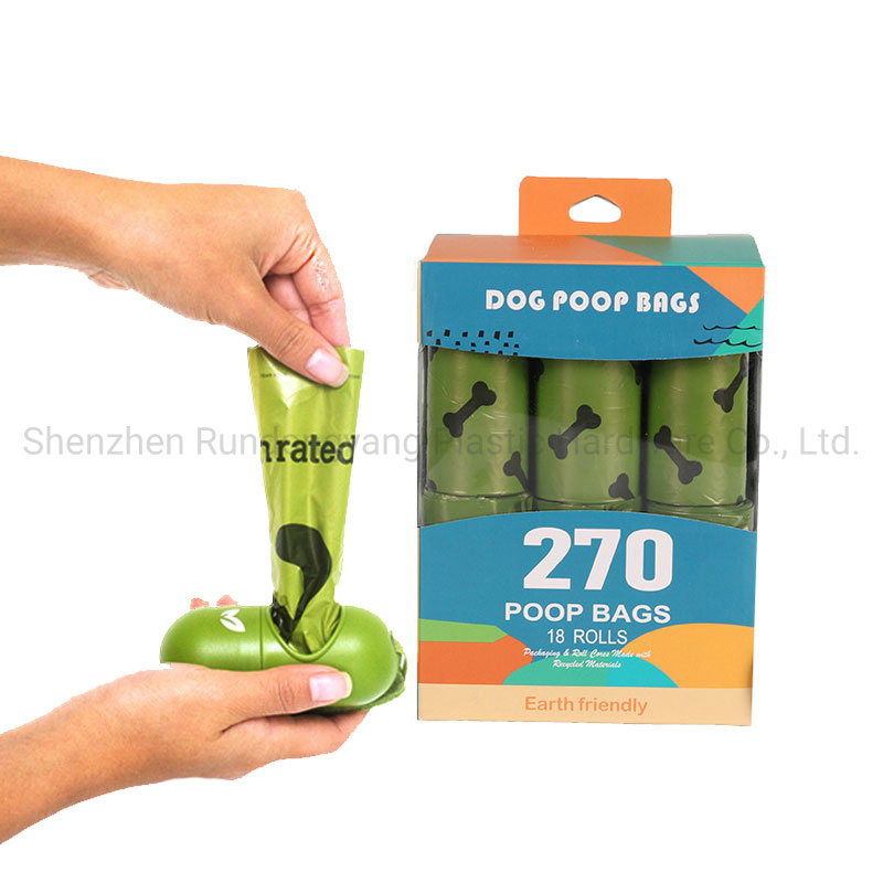 good quality Custom Printed 100% Biodegradable Compostable Dog Poop Bags Corn Starch Scented Pet Dog Poop Bags wholesale