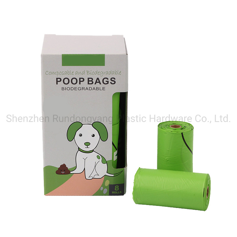 Custom Printed 100% Biodegradable Compostable Dog Poop Bags Corn Starch Scented Pet Dog Poop Bags