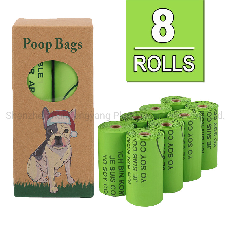 good quality Hot Sells OEM Eco-Friendly Customized Logo Biodegradable Dog Poop Bag Waste Bag wholesale