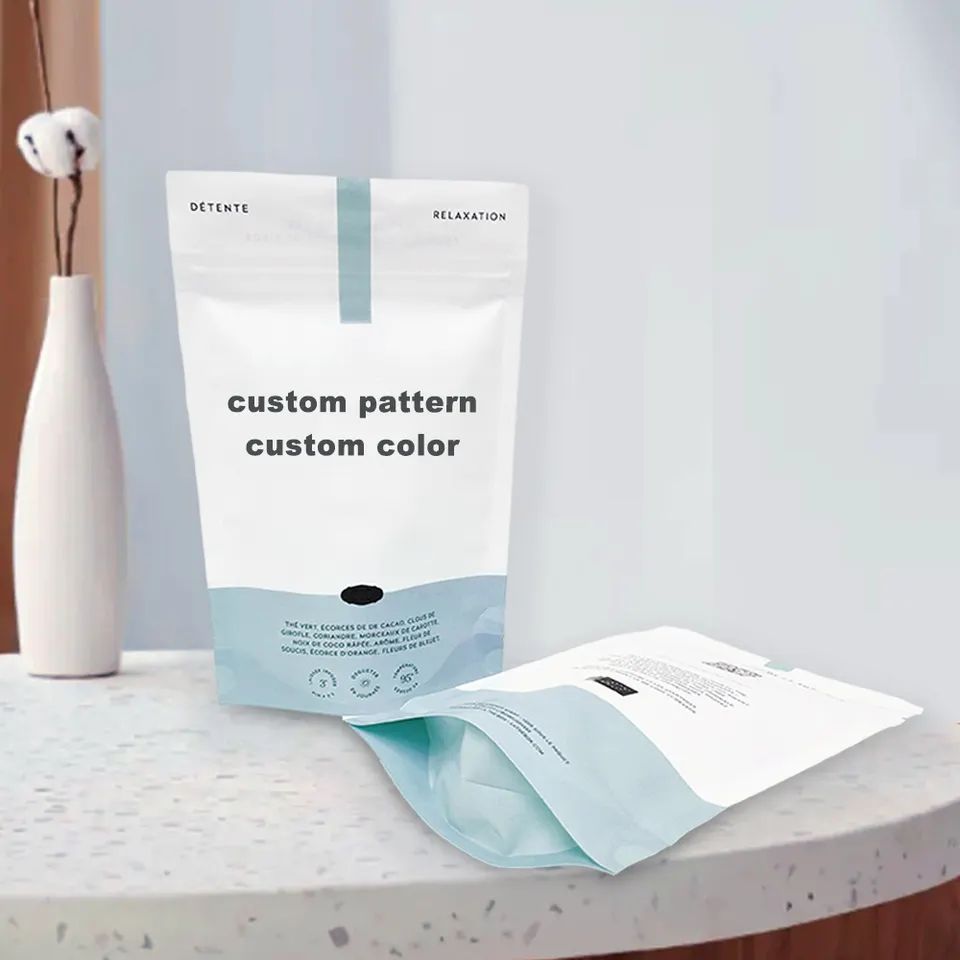 Customized Glossy Matt Eight-Side Seal Pet Dog Food Packaging Aluminum Foil Self-Sealing Composite Plastic Bag
