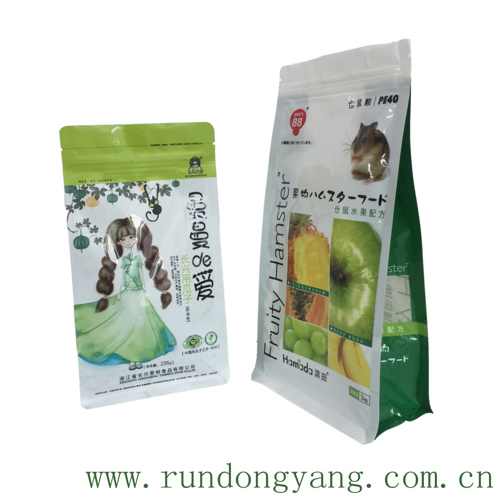 Custom Resealable Food Bags Wet Pet Vacuum Three Seal Frozen and Dry Middle Sealing Stick Beef Jerky Dog