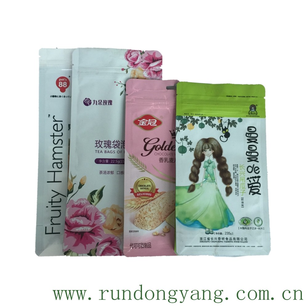 good quality 500g Pet Food Packing Compounding Plastic Zip Lock Pouch Back Cover Zipper Open Top wholesale