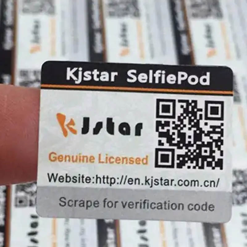 High quality Secure Hologram Anti-Counterfeit Label Scratch Off Tamper Evident For Electronics factory