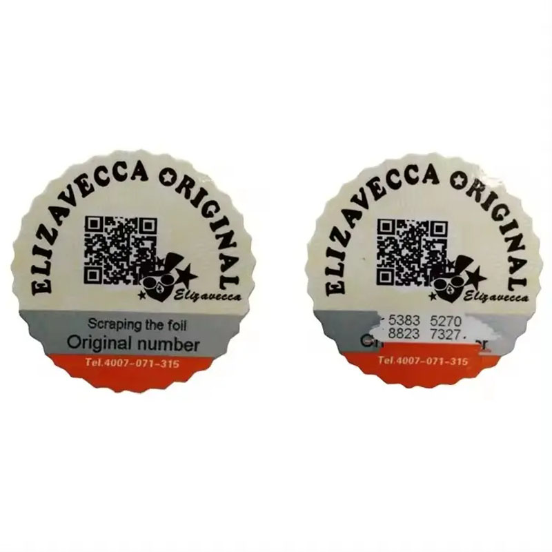 Tamper-Proof Anti-Counterfeit Label Void Seal Holographic For Various Packaging