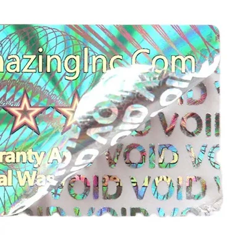 Custom QR Anti-Counterfeit Label Track Verify Secure For Consumer Goods