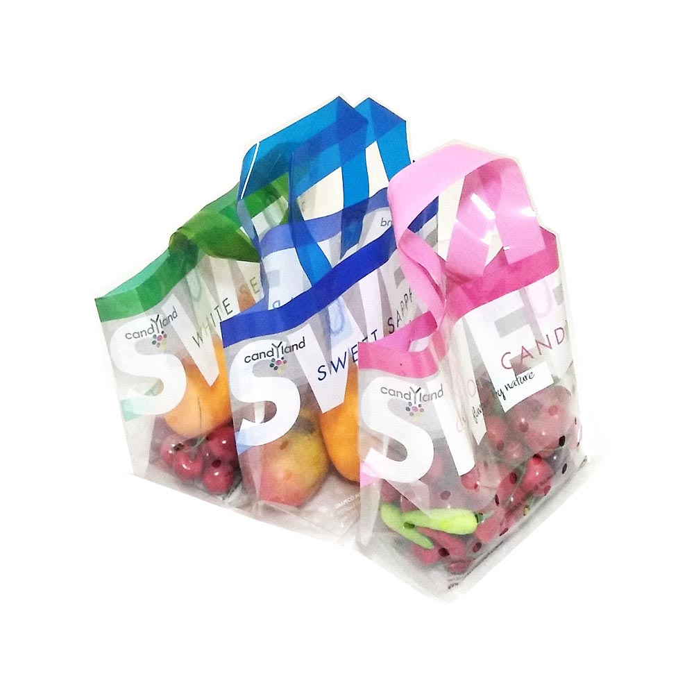 Wholesale Recycled Breathable Produce Bags Custom Thick Gusseted Ventilation