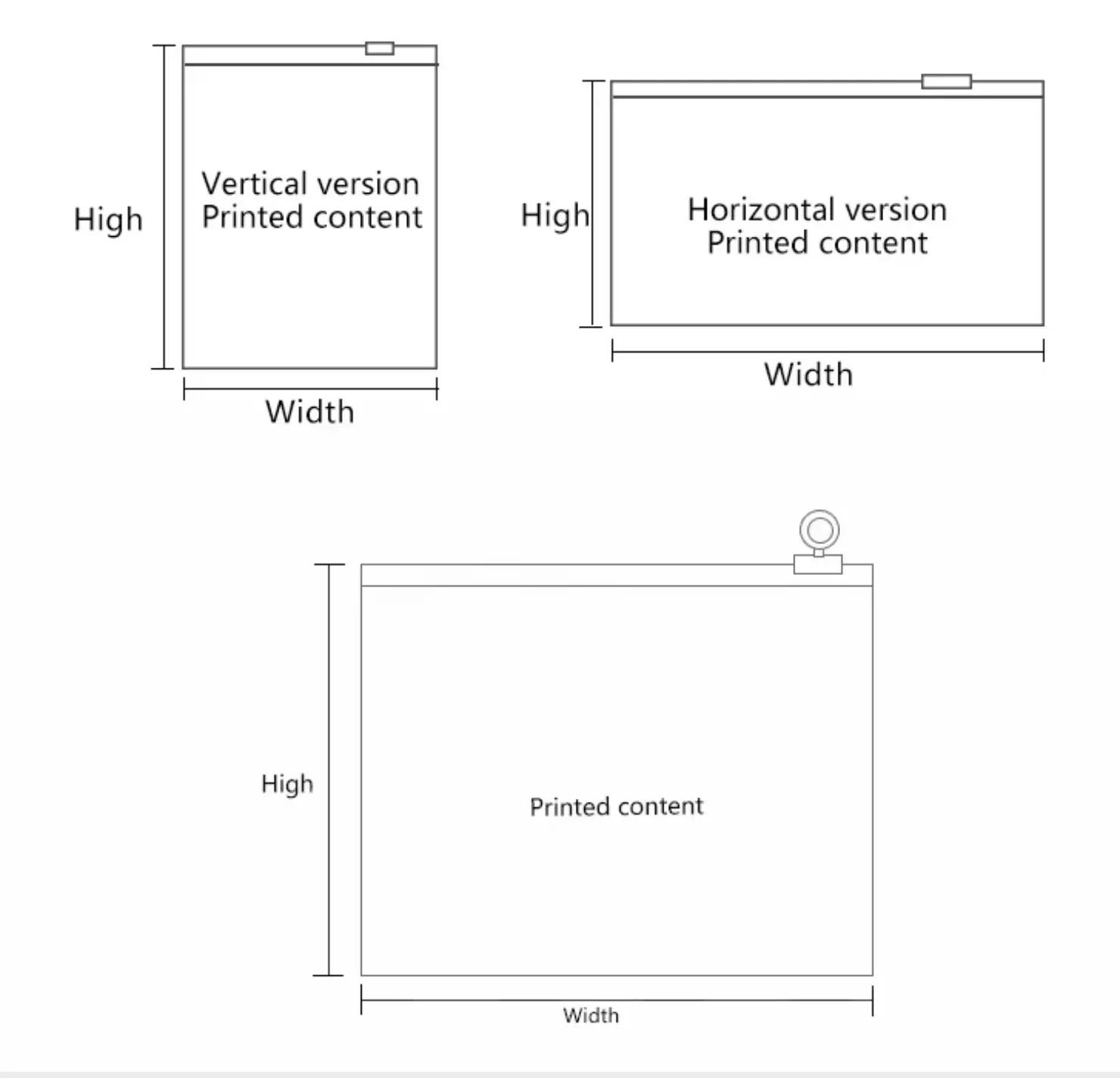 Custom Drawings for ziplock bags for clothing