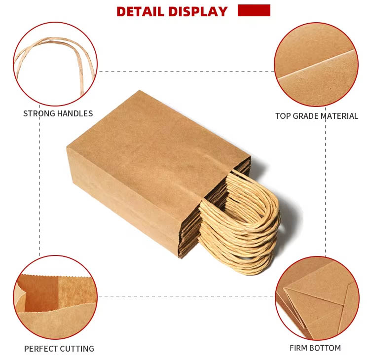 Professional Description of Custom Paper Packaging Gift Bags