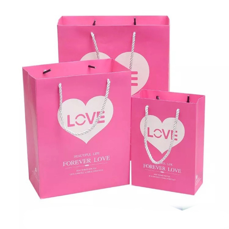Custom Paper Packaging Gift Bags Shopping Bags Handbags With Your Logo