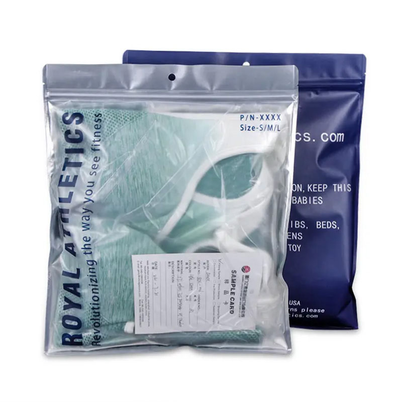 Wholesale Custom Ziplock Bags For Clothing​ Premium Underwear Packaging For Underwear