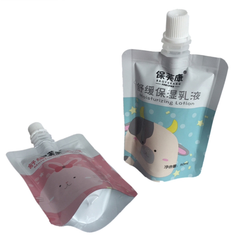 Manufacturer Leakproof Liquid Spout Pouch Packaging For Beverages Detergents