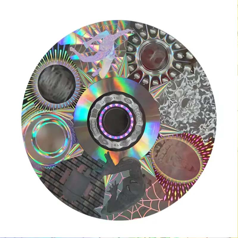 Wholesale Rainbow Holographic Stickers For Electronics Brand Identification