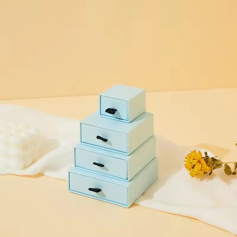 Elegant Luxury Rigid Boxes Custom Printed Gift Packaging With Ribbon Closure