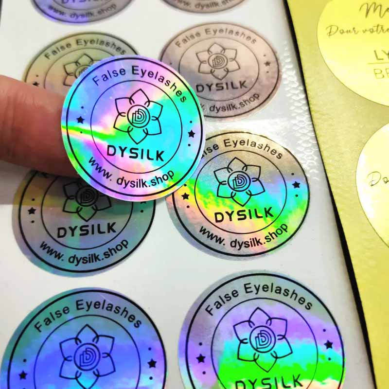 Design Eco Holographic Stickers For Sustainable Packaging Labels