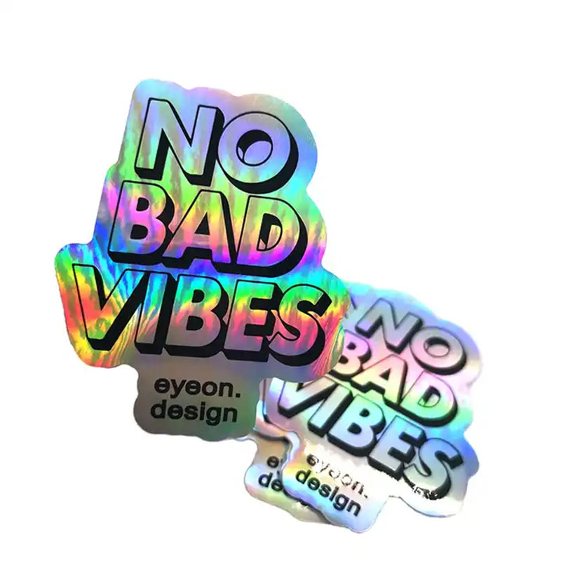 Wholesale Rainbow Holographic Stickers For Electronics Brand Identification