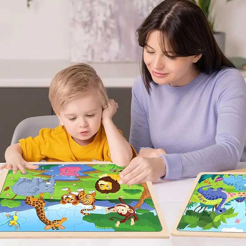 Manufacturer Jungle Adventure Cartoon Puzzle Kit For Kids Adults All Ages