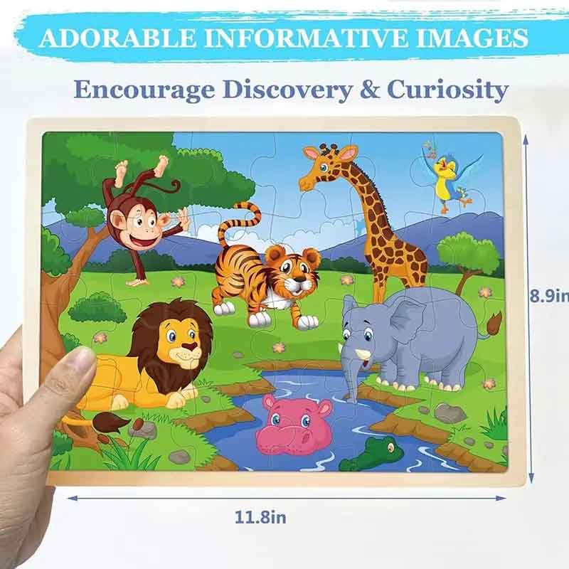 Manufacturer Jungle Adventure Cartoon Puzzle Kit For Kids Adults All Ages