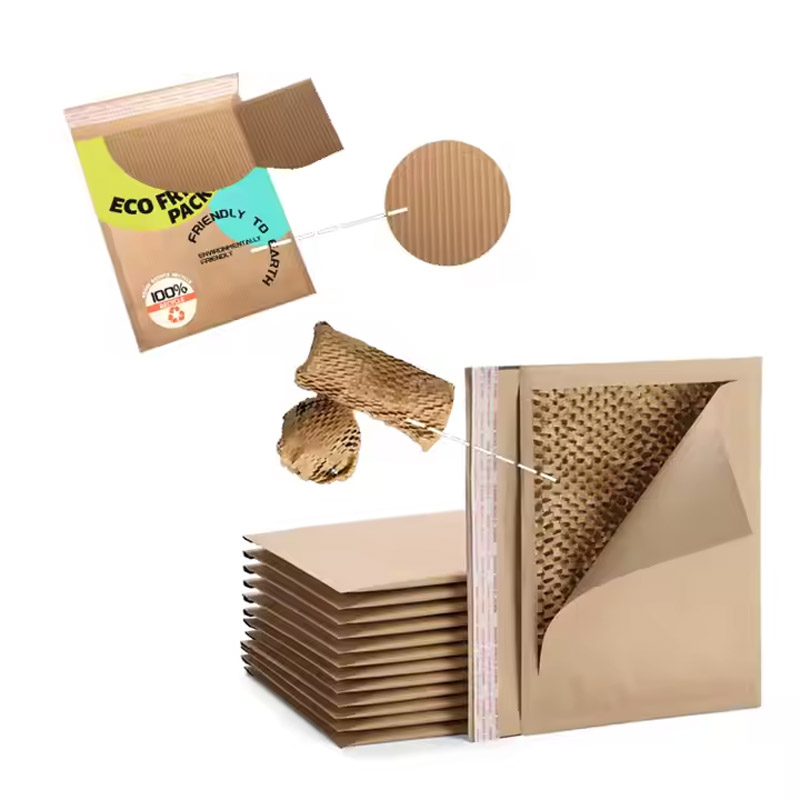Wholesale Reusable Honeycomb Padded Mailers For Delicate Cosmetics Shipment
