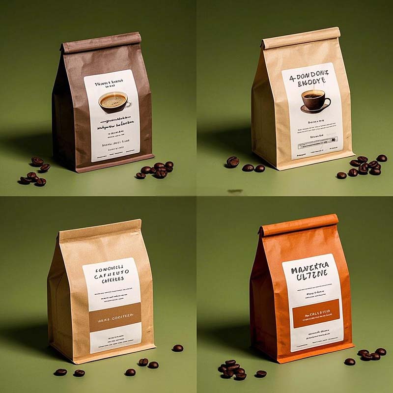 Custom Coffee Packaging Bags With Valve High Barrier OEM Service