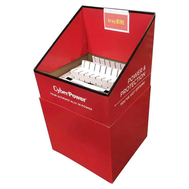 custom Foldable Paper Display Stand Eco Friendly POS Packaging Factory Direct online