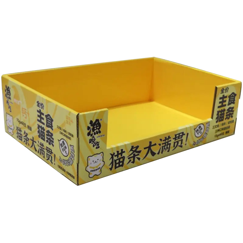Corrugated Paper Display Stand OEM Service With Logo Wholesale Supply