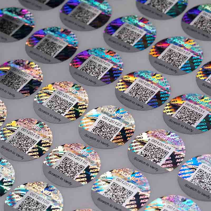 Features of Anti-Counterfeiting Stickers by Rundongyang