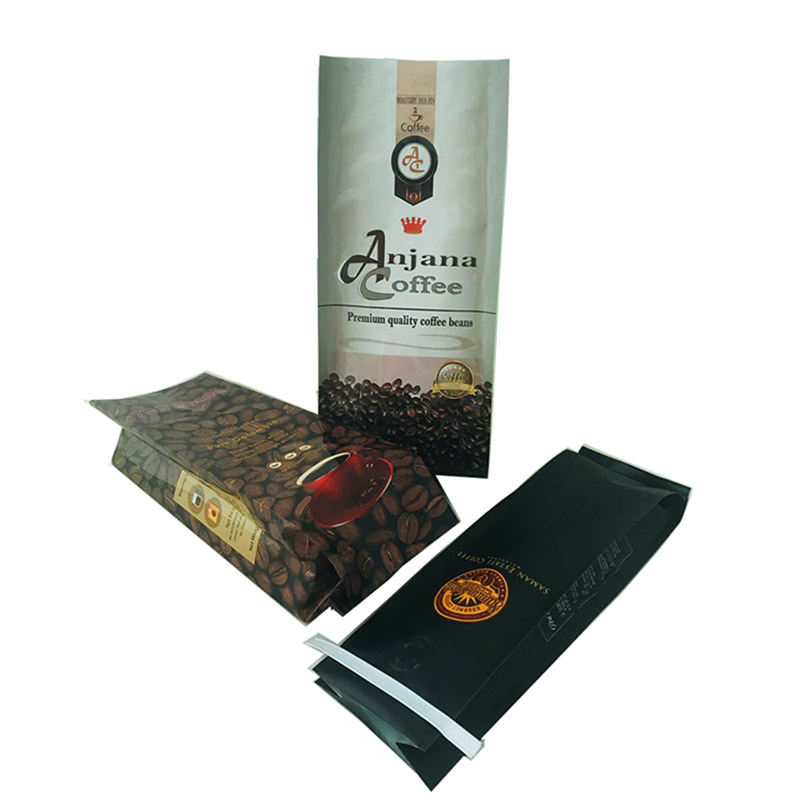 High Barrier Foil Coffee Packaging Bag With Matte Finish And 3 Side Seal 500g