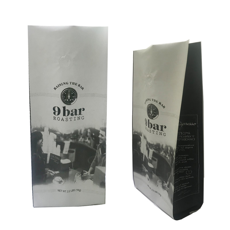 High Barrier Foil Coffee Packaging Bag With Matte Finish And 3 Side Seal 500g