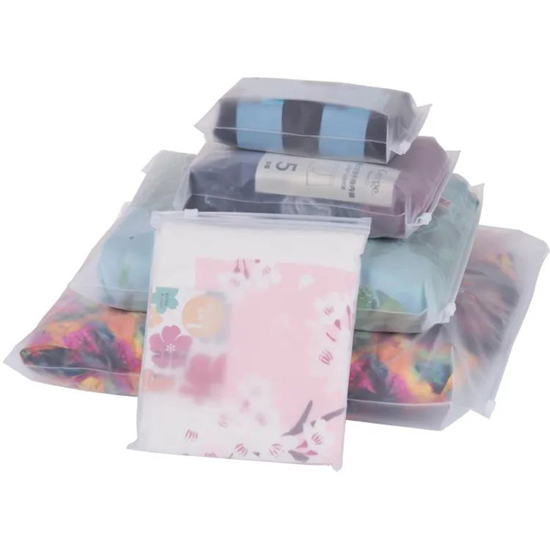 Thickened LDPE Zipper Bag Clothing Packaging Bag With Custom Size And Clear Window