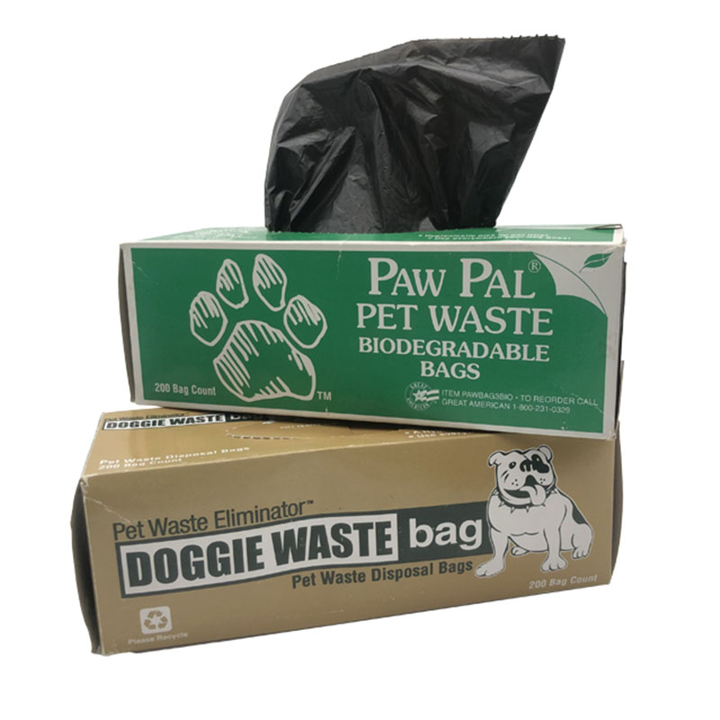 High quality Extra Large Pet Waste Bags Roll Type 20 Microns Thick 40x30cm Leak Proof factory