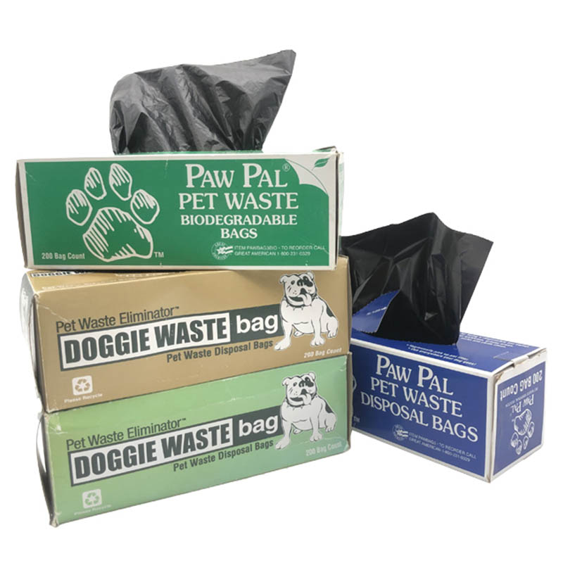 Extra Large Pet Waste Bags Roll Type 20 Microns Thick 40x30cm Leak Proof