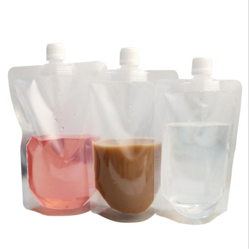 Eco Friendly Plastic Spout Pouch For Juice Packaging With Custom Size And Color