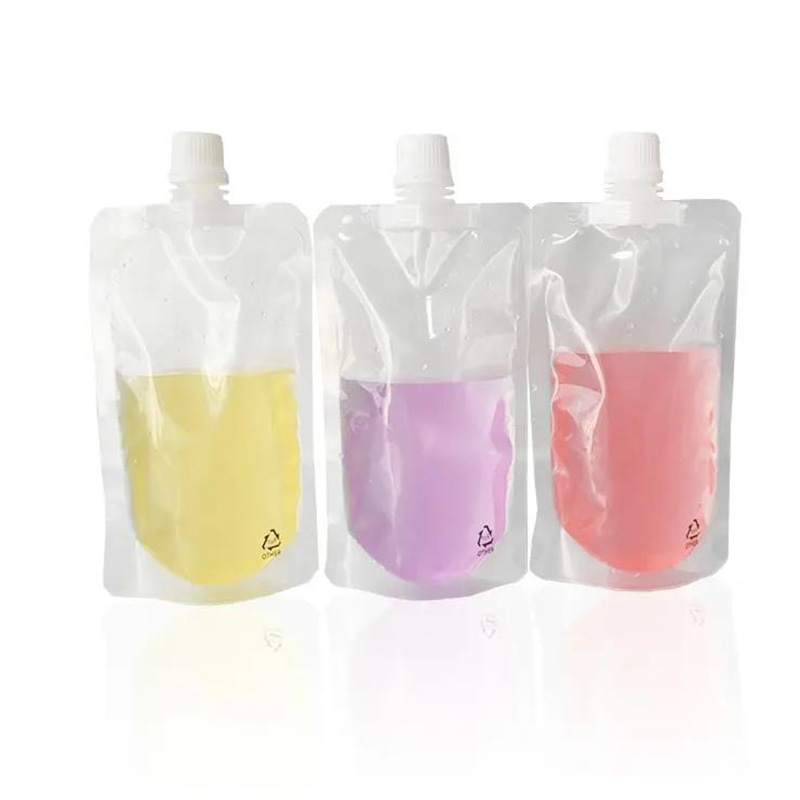 Eco Friendly Plastic Spout Pouch For Juice Packaging With Custom Size And Color