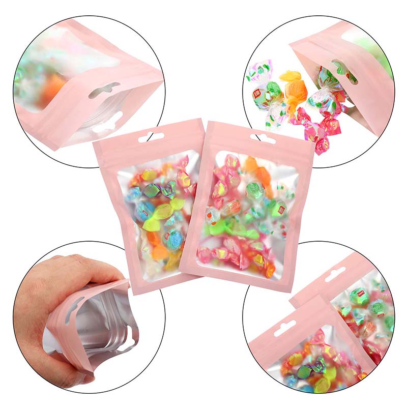 PE Heat Seal Bag Eco Friendly 100 Micron Clear Food Packaging