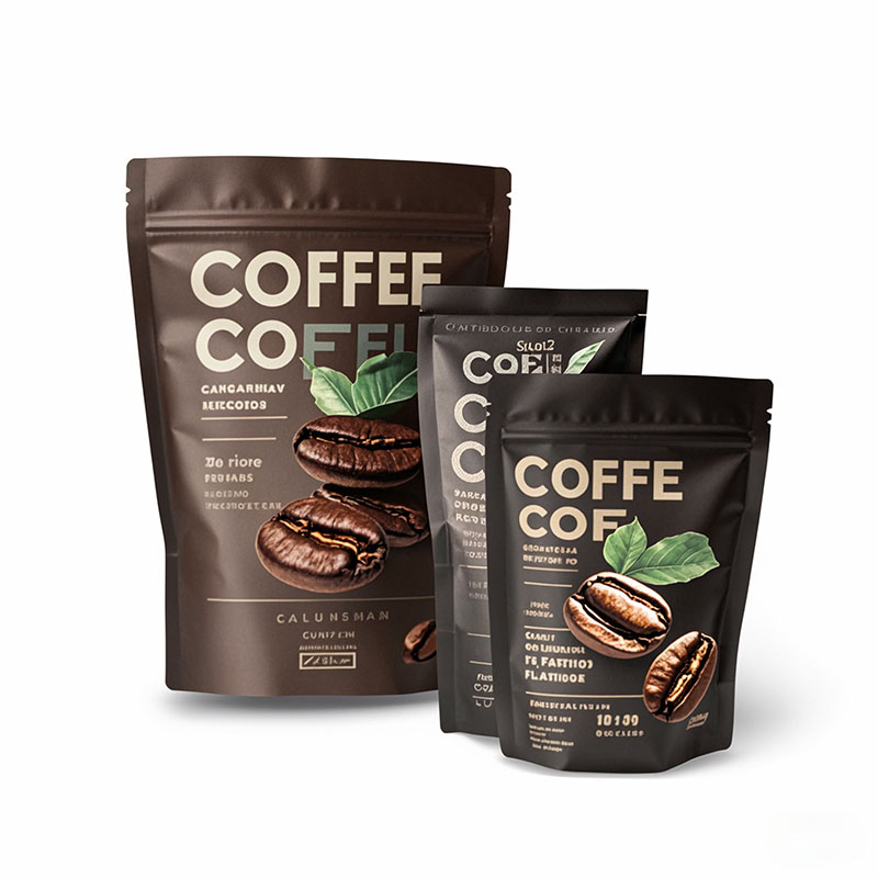 High-Barrier Moisture Resistant Coffee Bags Matte Finish Stand Up Zipper CE Certified