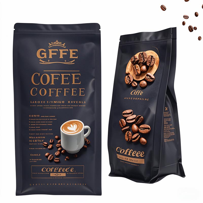 Southeast Asia Popular Coffee Packaging Moisture Proof Light-Blocking Design Low MOQ