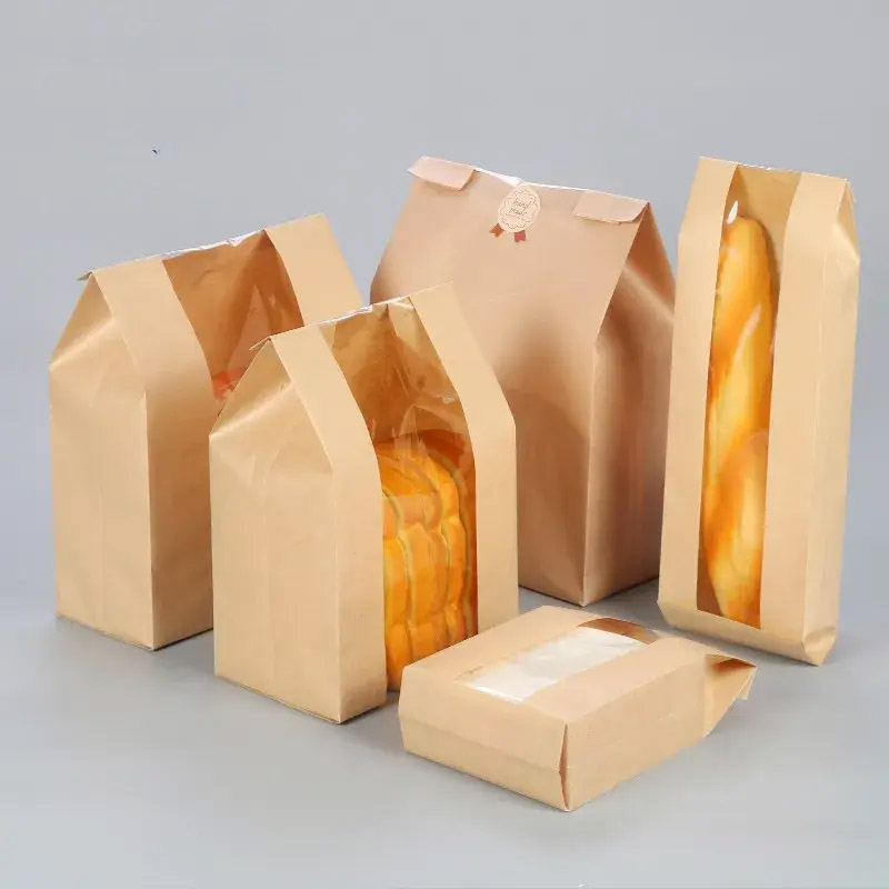 High quality Eco-Friendly Reusable Baking Bags For Cost-Effective Food Packaging 140g Paper factory