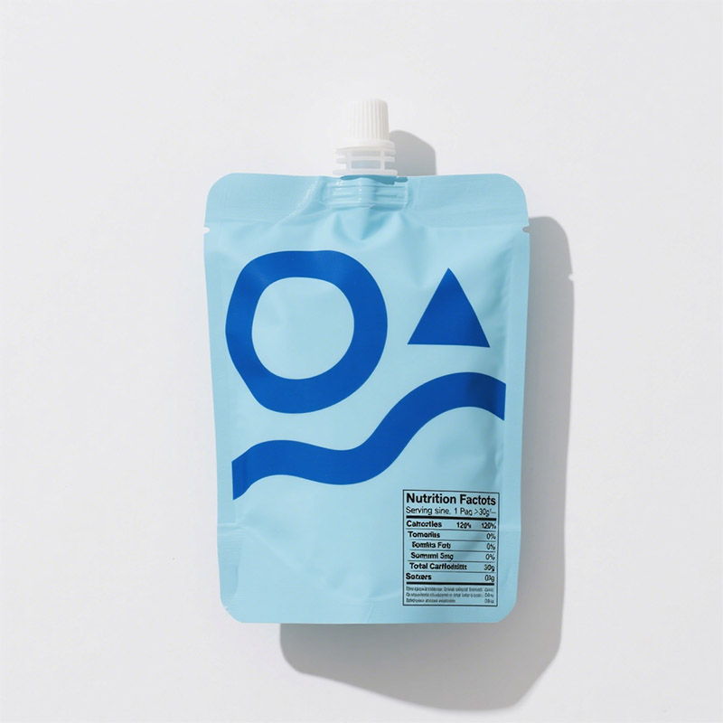 Flexible Stand-Up Spout Pouch for Shampoo Packaging with Multiple Color Choices